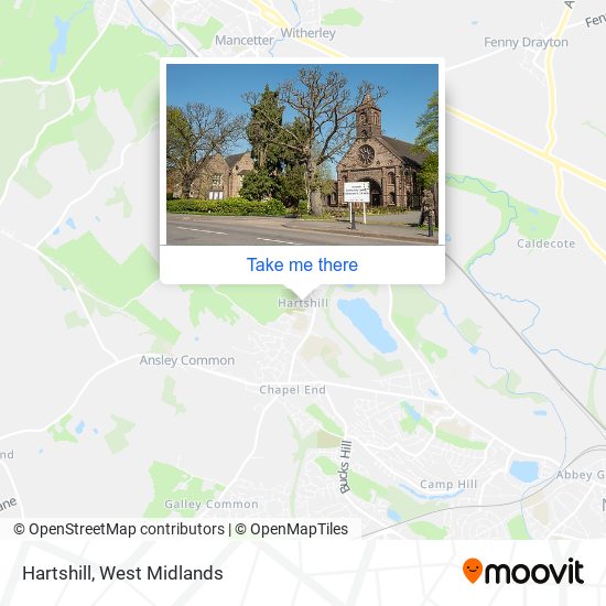 Hartshill map