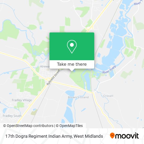 17th Dogra Regiment Indian Army map