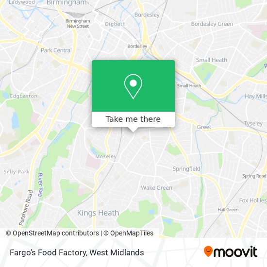 Fargo's Food Factory map