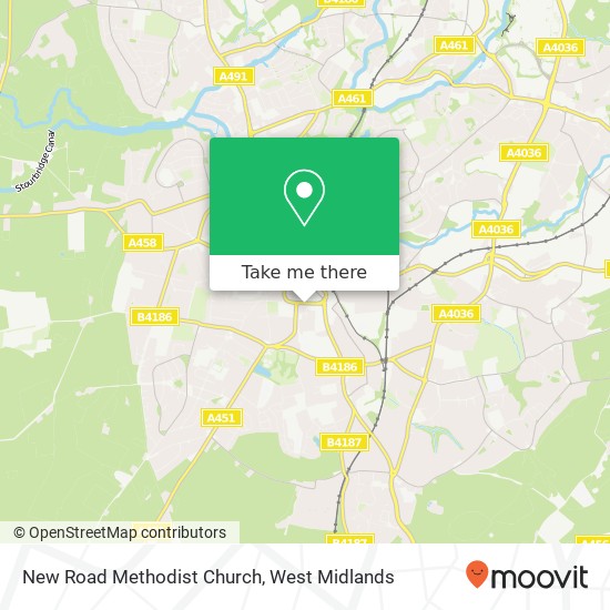 New Road Methodist Church map