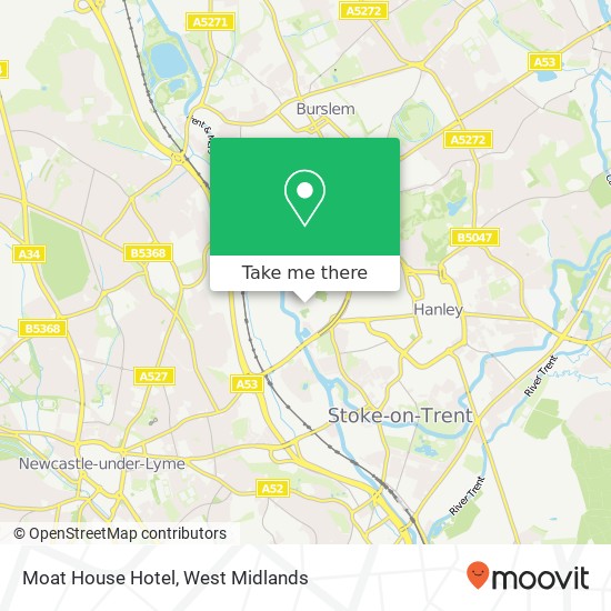 Moat House Hotel map