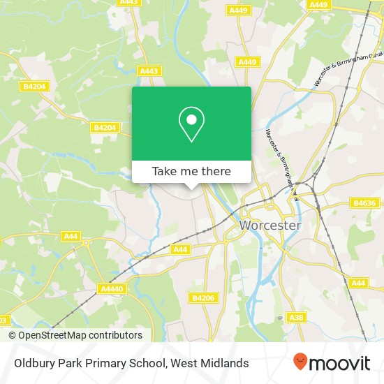 Oldbury Park Primary School map