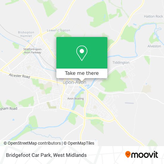 Bridgefoot Car Park map