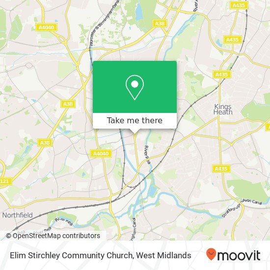 Elim Stirchley Community Church map