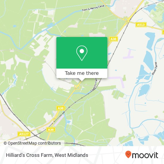 Hilliard's Cross Farm map