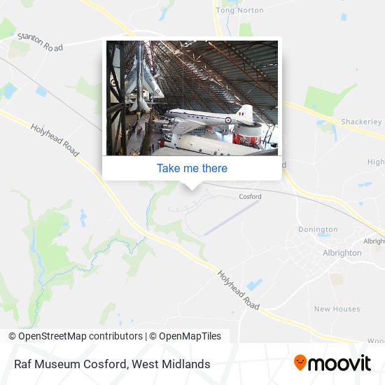 Raf Museum Cosford map