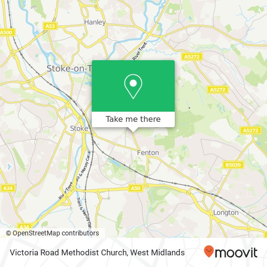 Victoria Road Methodist Church map