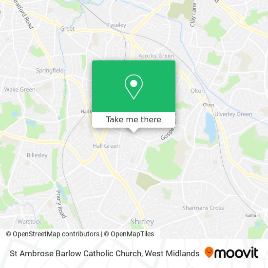 St Ambrose Barlow Catholic Church map