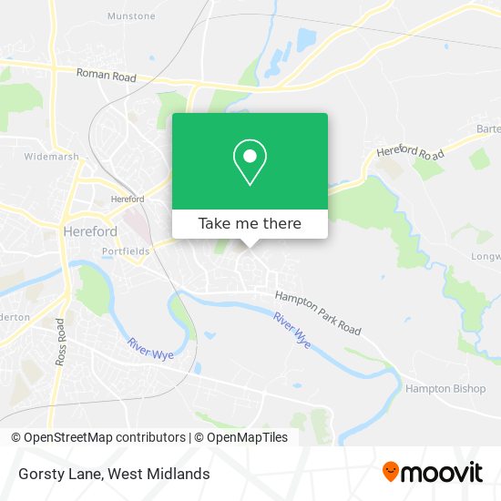 Gorsty Lane map
