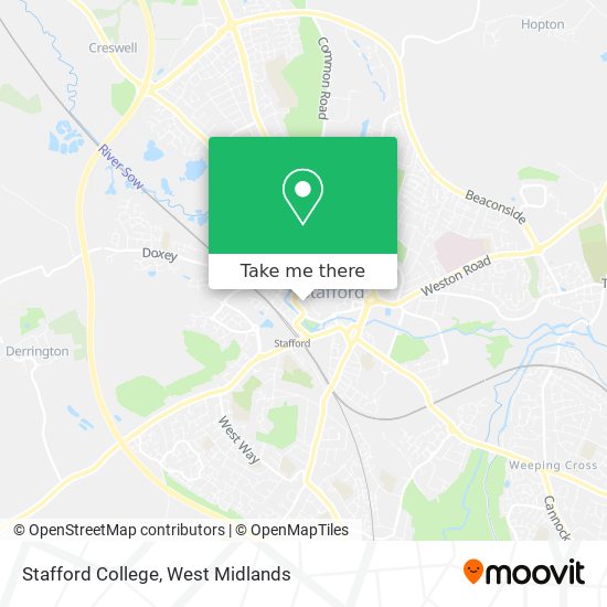 Stafford College map