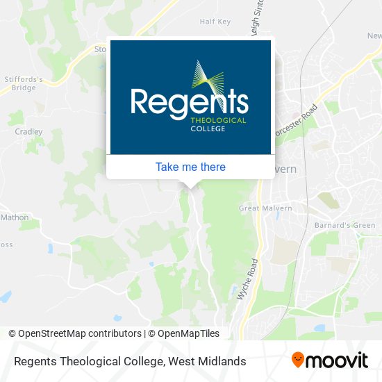 Regents Theological College map