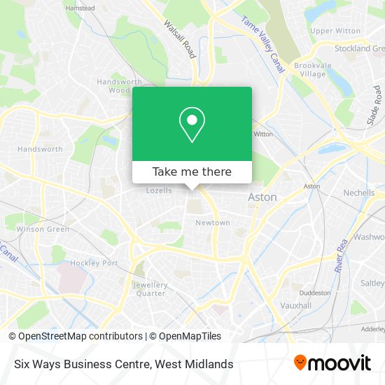 Six Ways Business Centre map