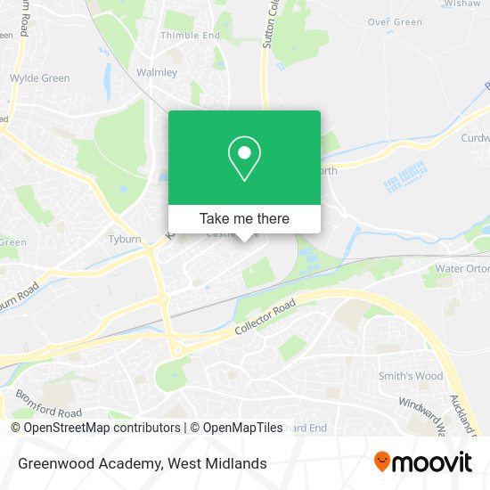 Directions to Greenwood Academy by bus or train