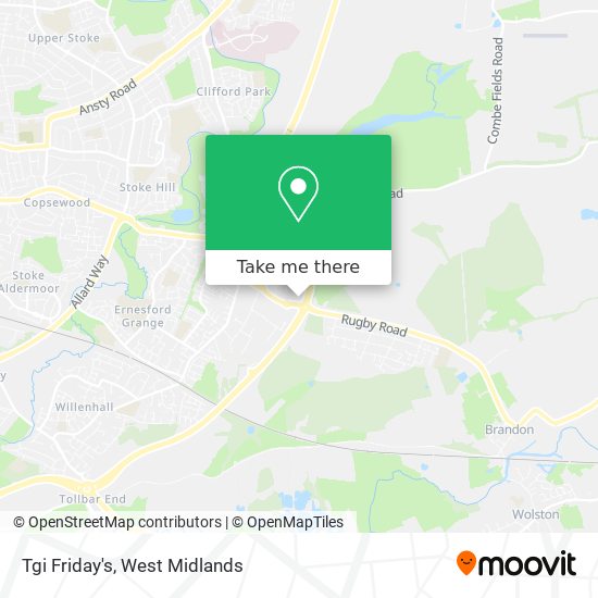 Tgi Friday's map