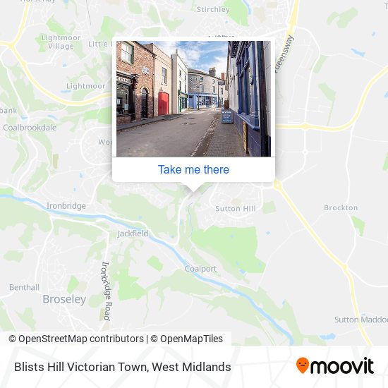 Blists Hill Victorian Town map
