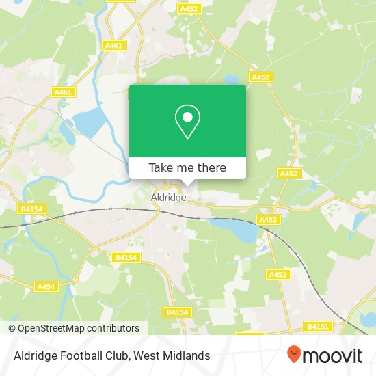 Aldridge Football Club map