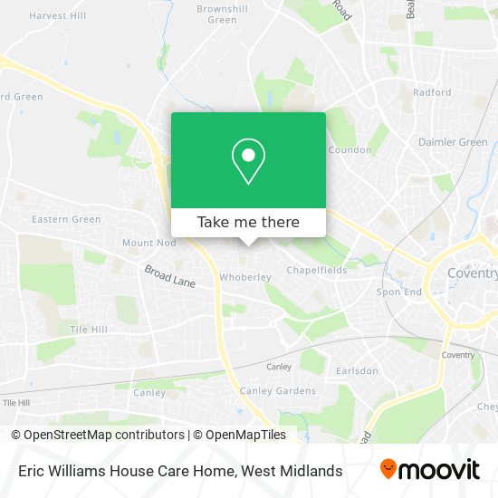Eric Williams House Care Home map