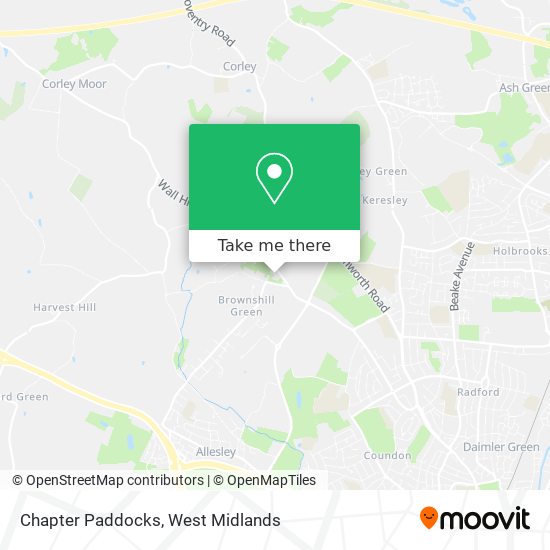 Chapter Paddocks map