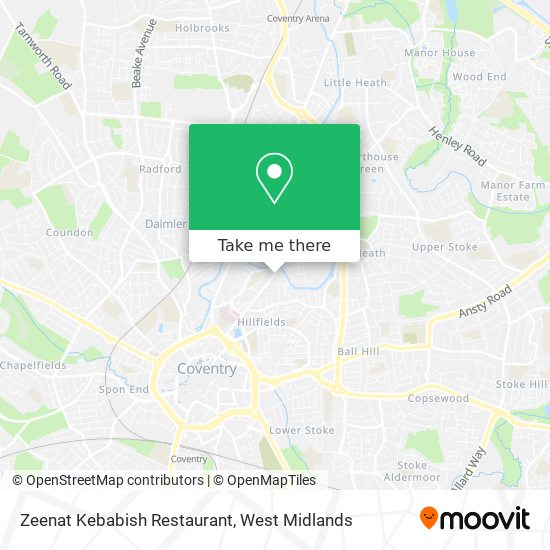 Zeenat Kebabish Restaurant map