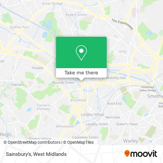 Sainsbury's map