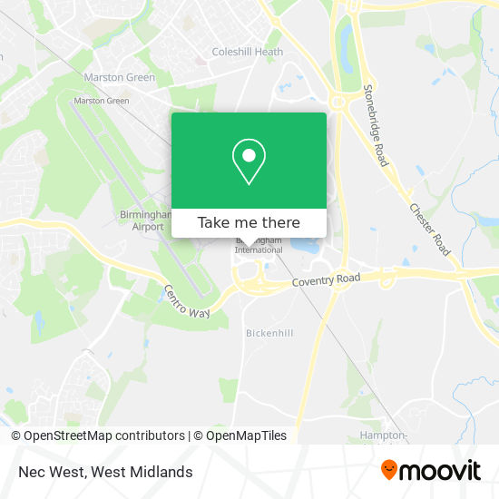 Nec Car Park Map How To Get To Nec West In Bickenhill By Bus Or Train?