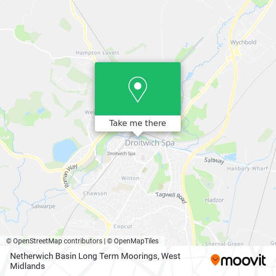 Netherwich Basin Long Term Moorings map
