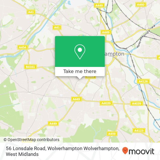 56 Lonsdale Road, Wolverhampton Wolverhampton map