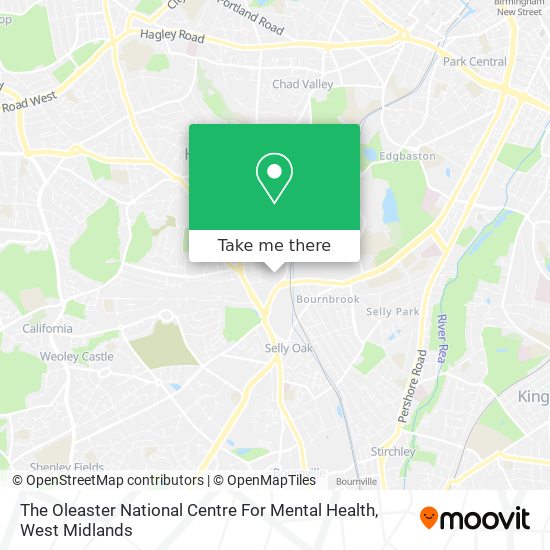 The Oleaster National Centre For Mental Health map