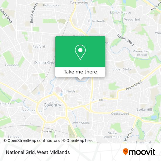 National Grid map