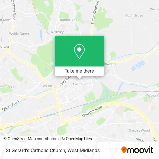St Gerard's Catholic Church map