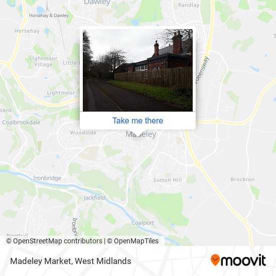 Madeley Market map