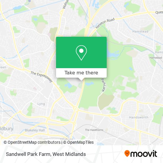 Sandwell Park Farm map