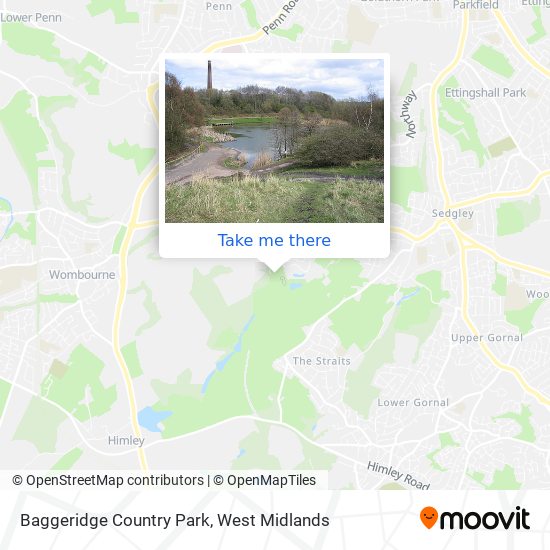 Baggeridge Country Park map