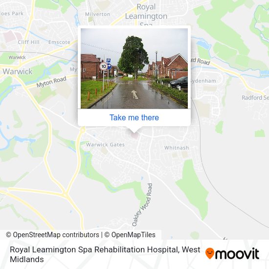 How to get to Royal Leamington Spa Rehabilitation Hospital in Warwick
