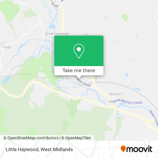 Little Haywood map