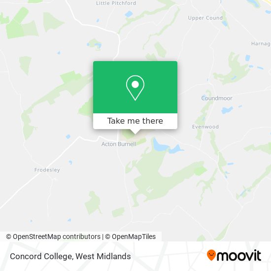 Concord College map