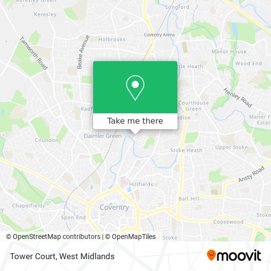 Tower Court map
