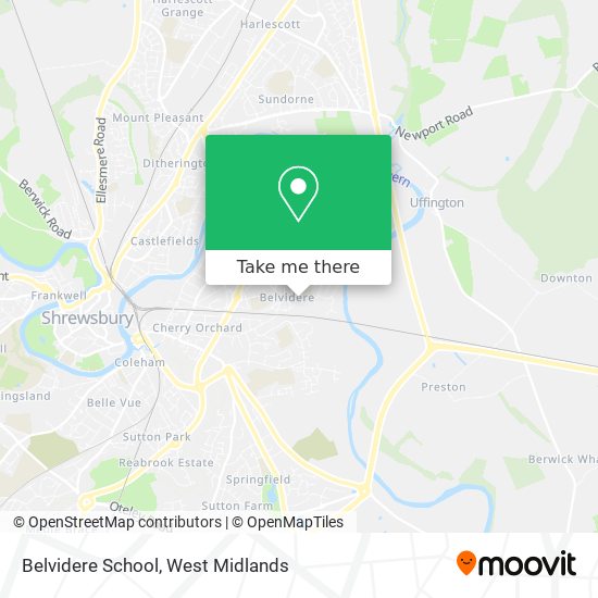 Belvidere School map
