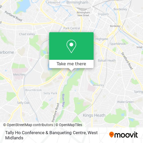 Tally Ho Conference & Banqueting Centre map