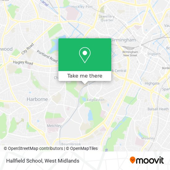 Hallfield School map