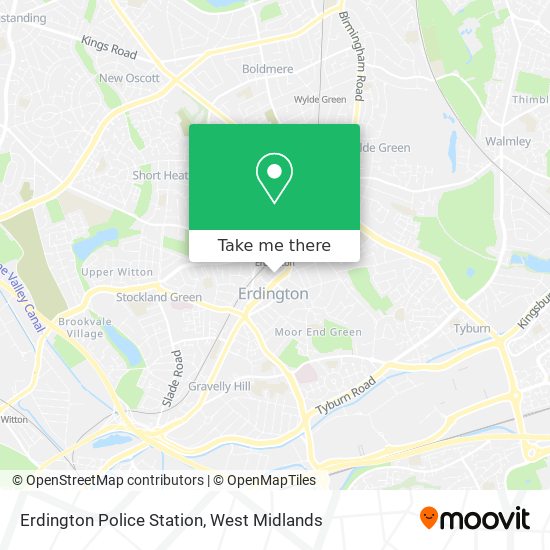 Erdington Police Station map