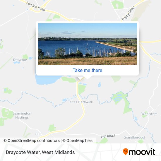 Draycote Water map
