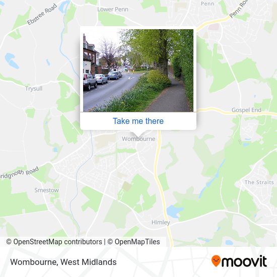 Wombourne map