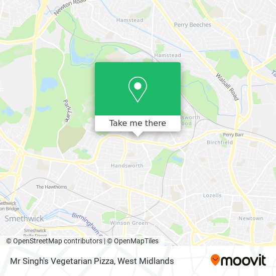 Mr Singh's Vegetarian Pizza map