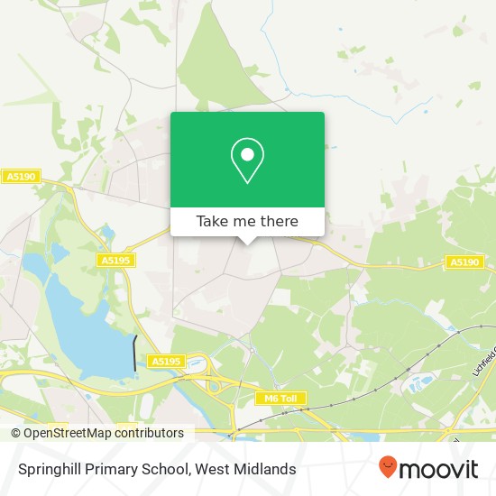 Springhill Primary School map