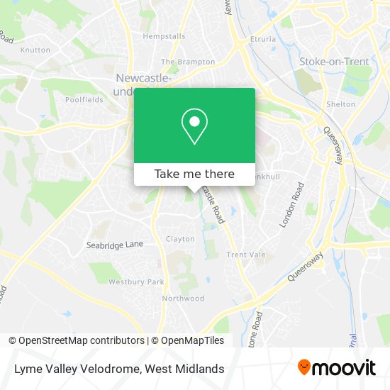 Lyme Valley Velodrome map