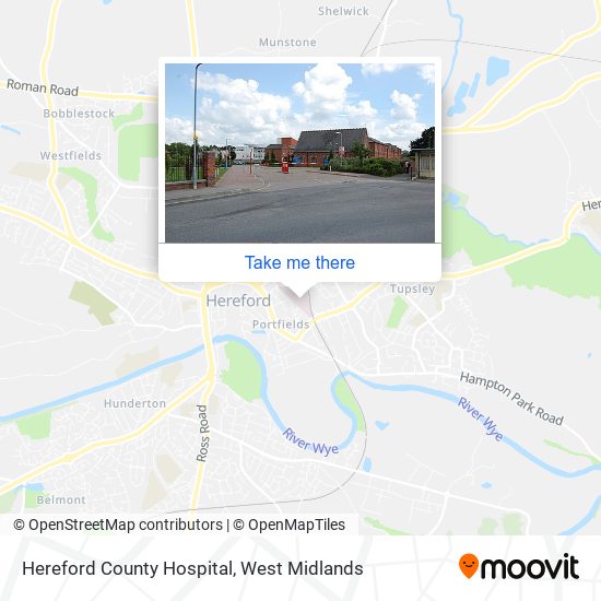 Hereford County Hospital map