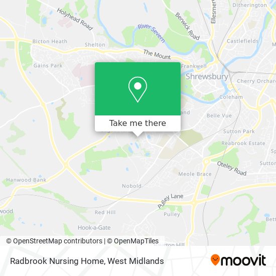 Radbrook Nursing Home map