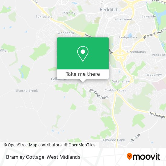 Bramley Cottage map