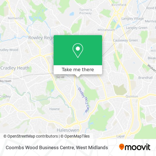 Coombs Wood Business Centre map